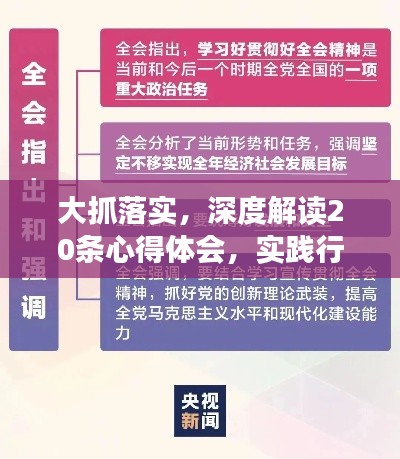 大抓落实，深度解读20条心得体会，实践行动指南！