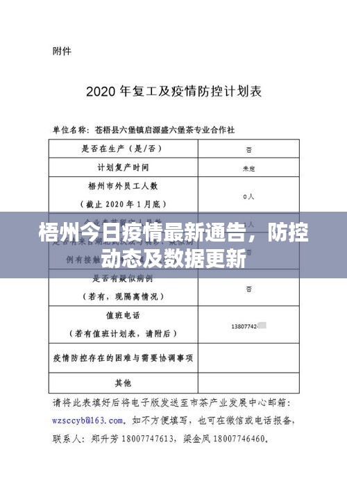 梧州今日疫情最新通告，防控动态及数据更新