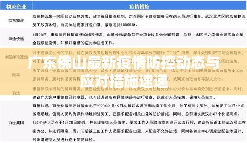 广东佛山最新疫情防控动态与应对措施速递