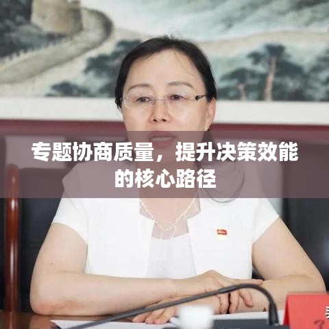 专题协商质量，提升决策效能的核心路径